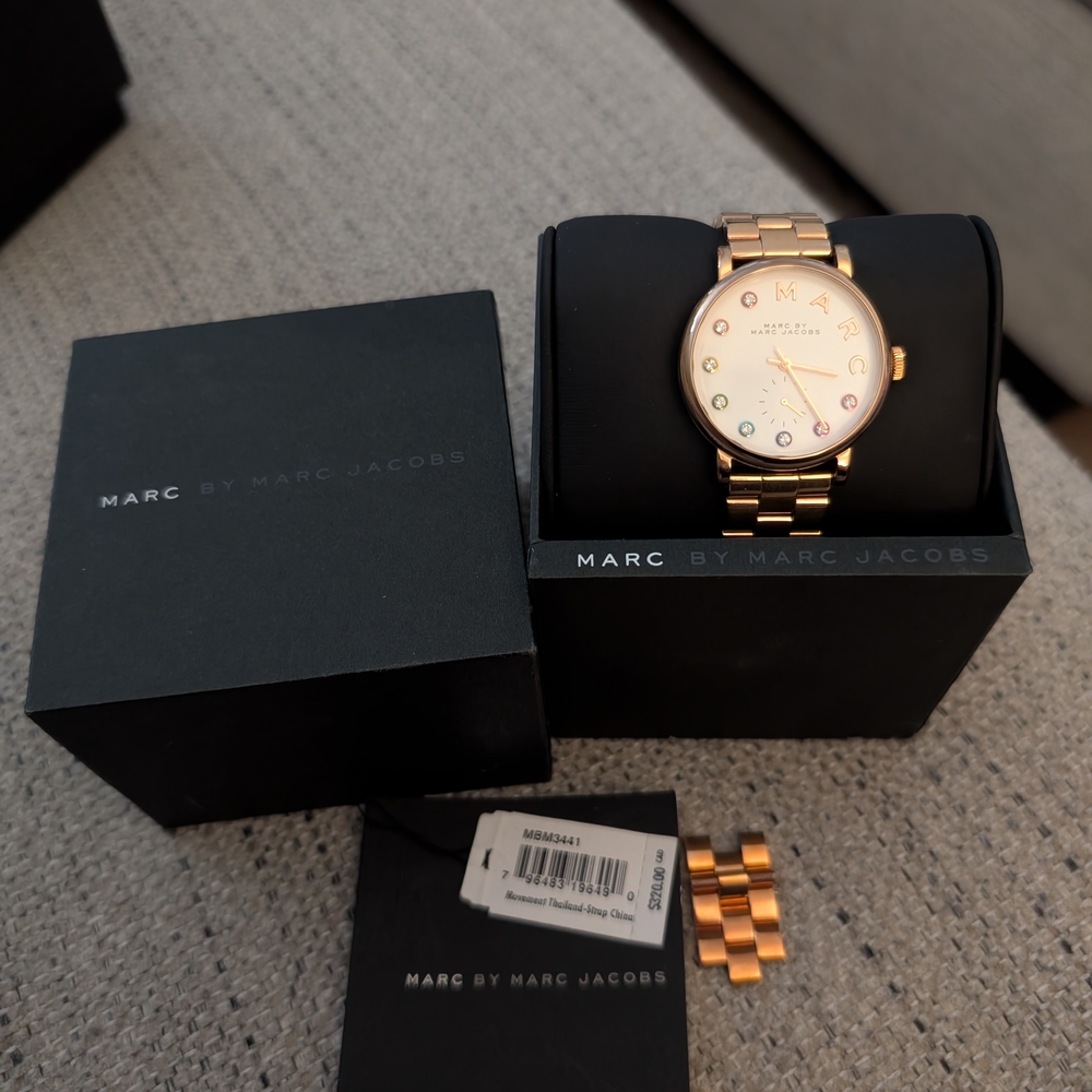 Marc Jacobs Rose Gold Watch